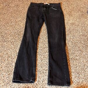 Levis 511 Slim Black Wash‎ Denim Jeans Comfort Stretch Kids Size 18 Reg